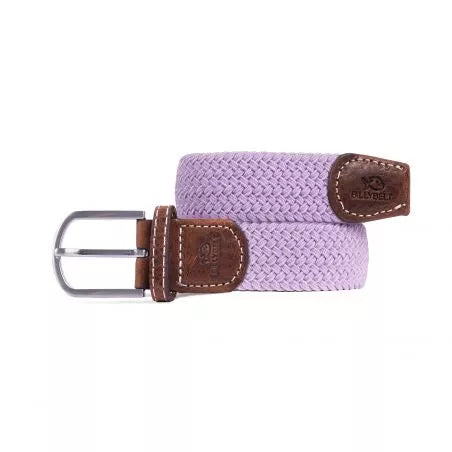 ceinture-tressee-elastique-lavande