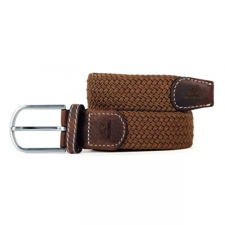 ceinture-tressee-elastique-marron-camel
