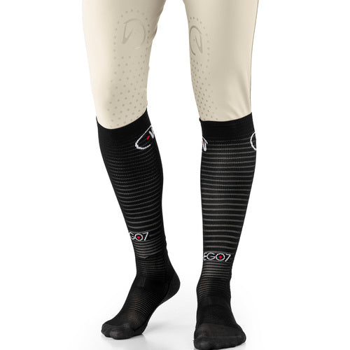 chaussette-air-ego-7-noir-face