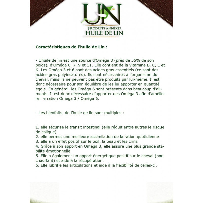 Huile de lin | Ungula