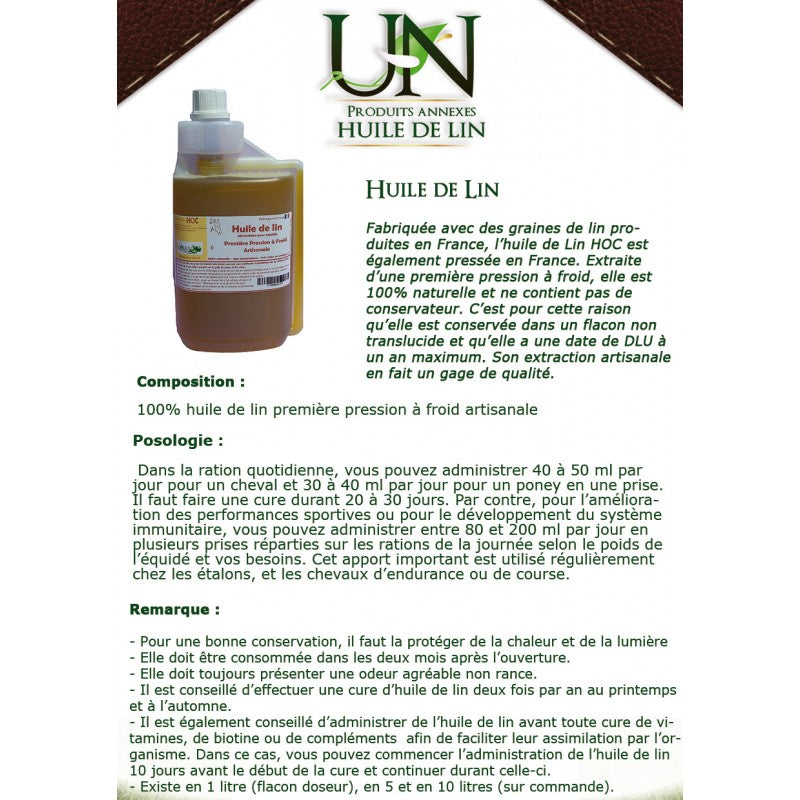 Huile de lin | Ungula