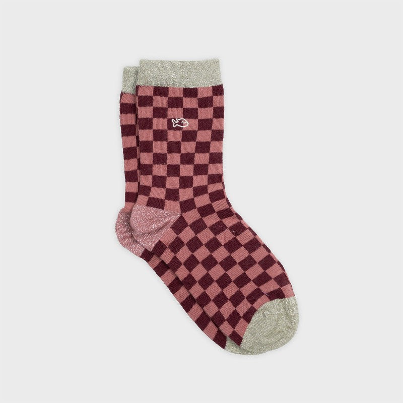 chaussettes-en-coton-peigne-carreaux-bordeaux-et-rose