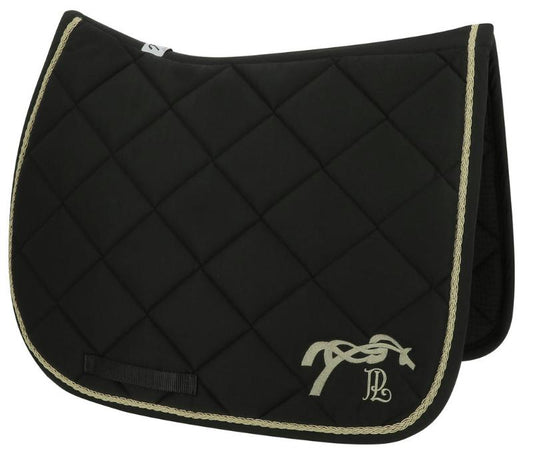 tapis-de-selle-penelope-tresse-noir-or